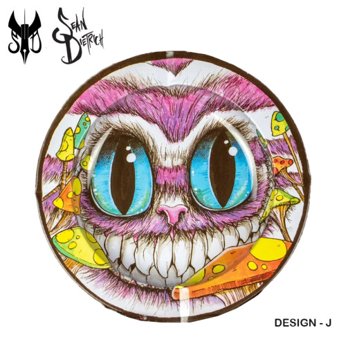 5.5 INCH ALUMINIUM FULL DESIGN ART ASHTRAY